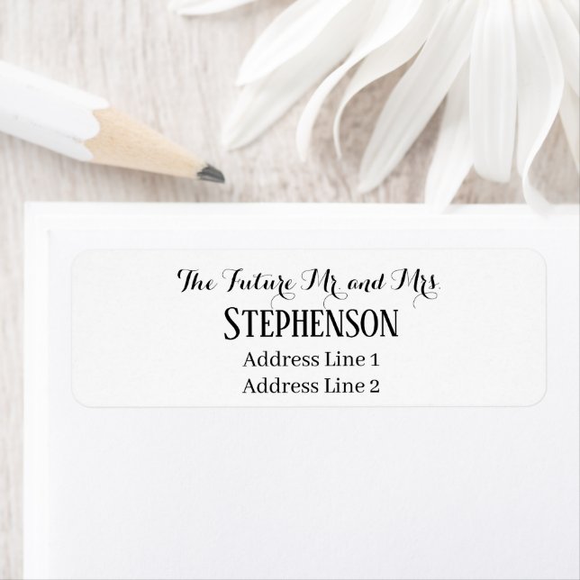 Save The Date Custom Name Return Address (Insitu)