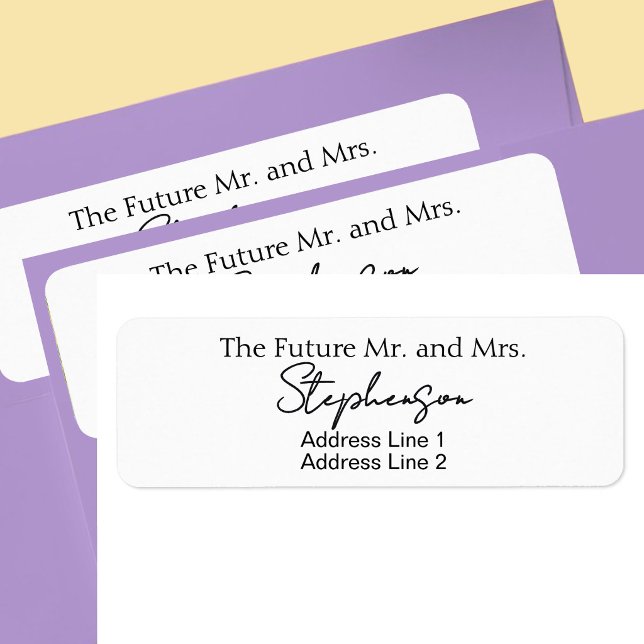 Save The Date Custom Name Return Address (Creator Uploaded)
