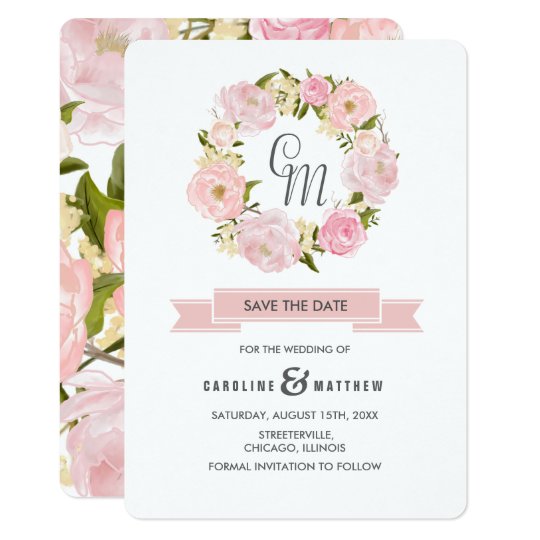Save the Date. Custom Wedding Announcements