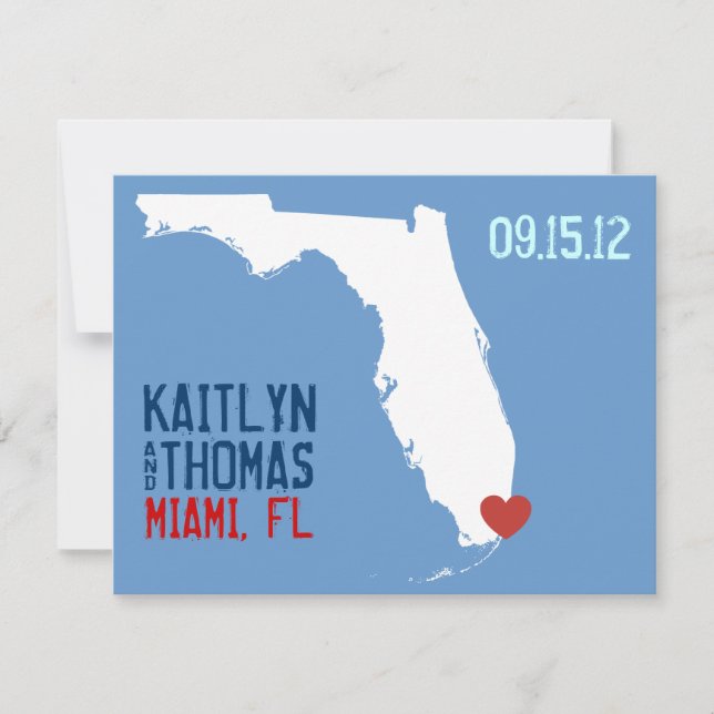 Save the Date - Customizable - Florida (Front)