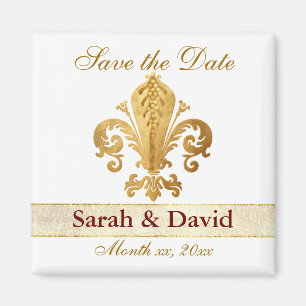 Save the Date Customizable Magnet