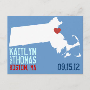Save the Date - Customizable - Massachusetts