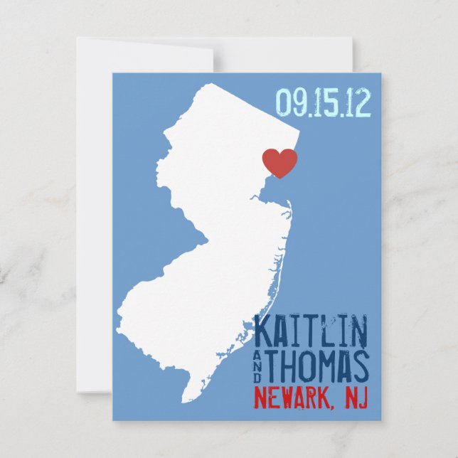 Save the Date - Customizable - New Jersey (Front)