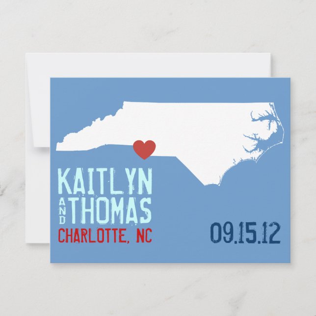 Save the Date - Customizable - North Carolina (Front)