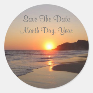 Save the Date Customize Sticker