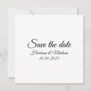 Save the Date, customize text Wedding Announcement