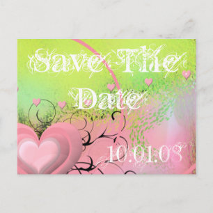 Save The Date - - Customized Announcement Postcard