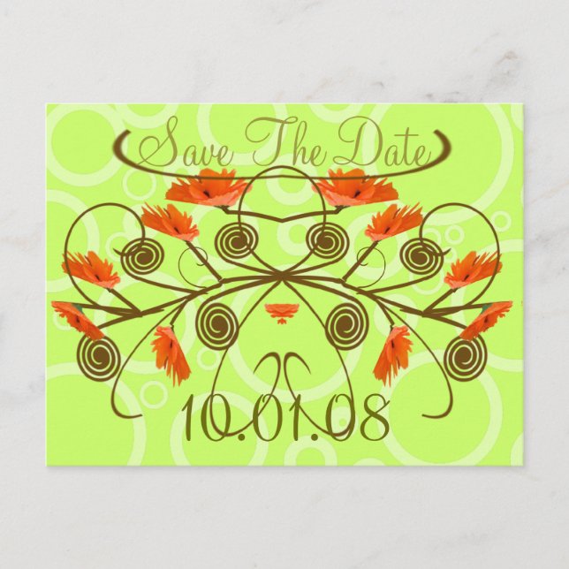 Save the Date - Customized - Customized Announcement Postcard (Front)