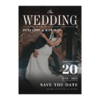 Dark Photo Magazine Type Elegant QR Code Mariage