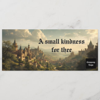 Save The Date Dark Rustic Vintage Medieval Gift Certificate