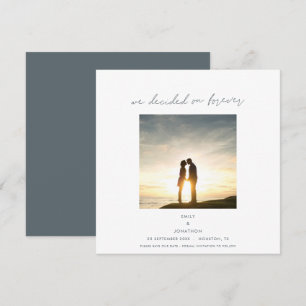 Save The Date Décidé sur Forever Photo Minimalist