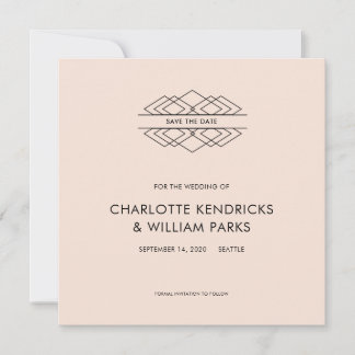 Save The Date Déco moderne Enregistrer la date