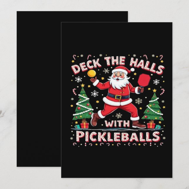 Save The Date Découvrir Les Halls Avec Des Pickleballs (Devant / Derrière)