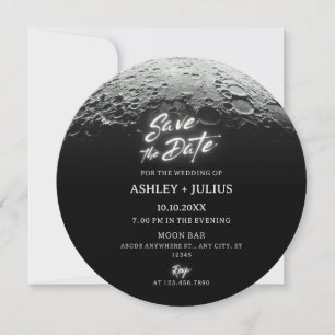 Save The Date Dégradé demi-lune