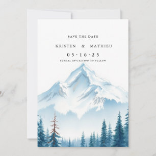 Save The Date Delicate Mountain