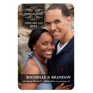Save the Date - Deluxe Full Photo Custom Magnets