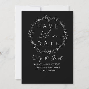 Save The Date Design simple minimaliste Élégant moderne