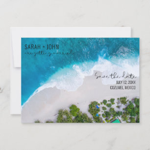 Save The Date Destination Beach Wedding Photo Enregistrer la dat
