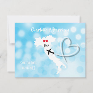 Save The Date Destination mariage Italie Enregistrer La Date