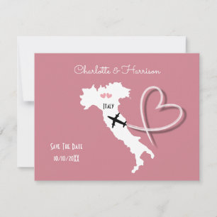 Save The Date Destination Mariage Italie Sauvegarder La Date