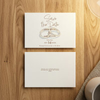 Deux anneaux de mariage or muets sauvegarder la da