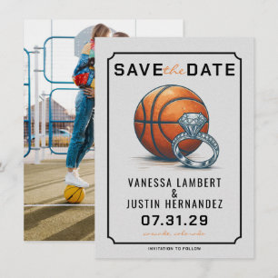 Save The Date Diamant de basket-ball