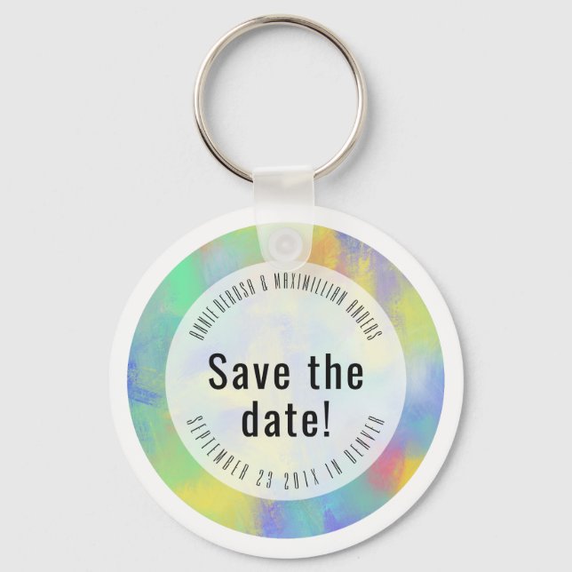 Save the Date DIFFERENT Keychain (Front)