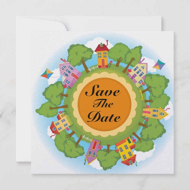 Save The Date Dîner turc - Thanksgiving - Noël - SRF (Devant)