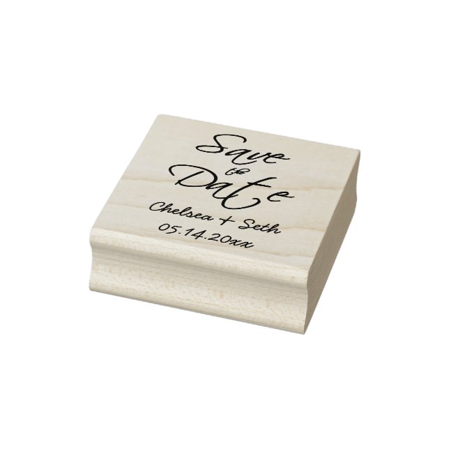 Save the Date - DIY Text Rubber Stamp (Stamp)