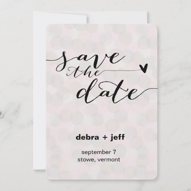 Save the Date Dots (Front)