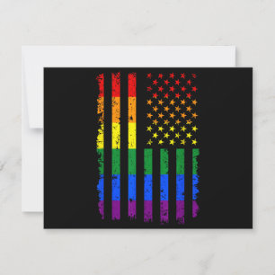Save The Date Drapeau LGBT Mois de la fierté gay Transgenre