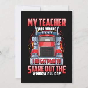 Save The Date Drôle Conducteurs De Camions Cadeaux D'Art Pour Ca