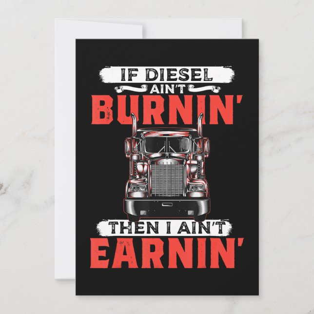 Save The Date Drôle Trucker Conducteur Camion Hommes Cadeau (Devant)