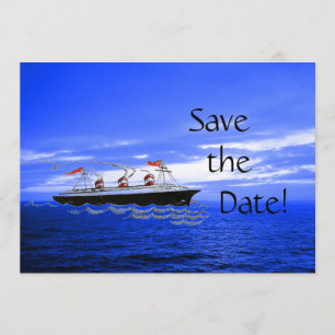 Save The Date Économies de la croisière   de mariage de