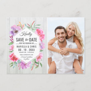 Save The Date Économies de mariage d'aquarelle la photo de