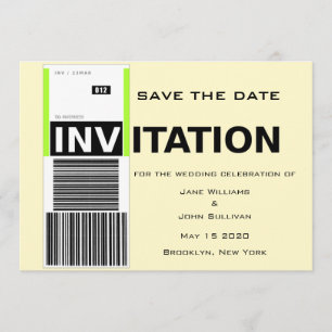 Save The Date Économies de mariage de thème de retrait des