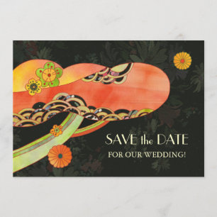 Save The Date Économies de mariage de Washi de Japonais les