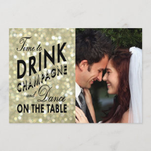 Save The Date Économies fascinantes d'or la date