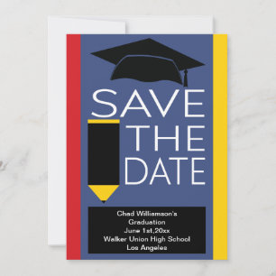 Save The Date Économisez la date de fin d'études Casquette moder