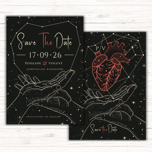 Save The Date Écrit dans les étoiles | Tarot Enregistrer la date (Créateur téléchargé)