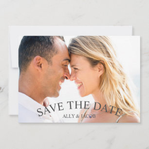 Save The Date Écriture Élégante   Photo
