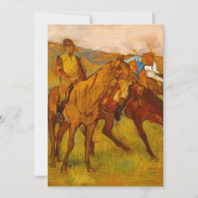 Save The Date Edgar Degas avant la course (Devant)