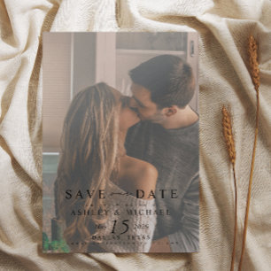 Save The Date Elegant 2 Mariage photo site QR Code