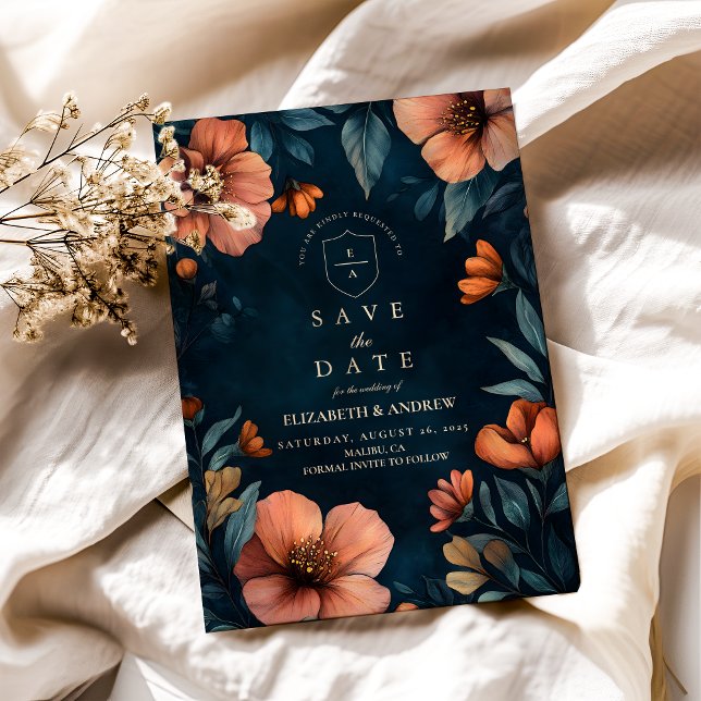 Save The Date Élégant Mariage Halloween (Créateur téléchargé)