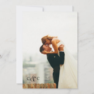 Save The Date Élégant Mariage photo