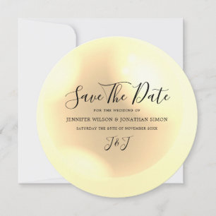 Save The Date Elegant Pearl Simple Chic