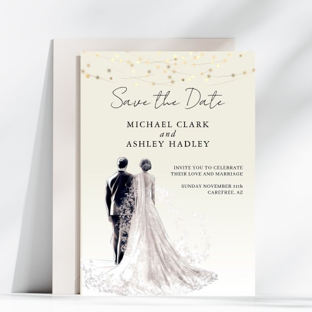 Save The Date Élégant script Mariage traditionnel (Créateur téléchargé)