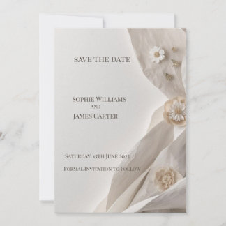 Save The Date Élégante typographie minimale Enregistrer la date