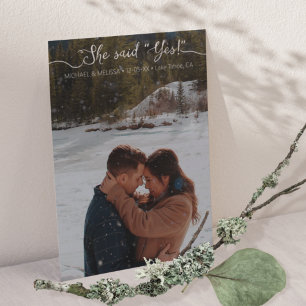 Save The Date Elle A Dit Oui Typographie Script Moderne Minimali