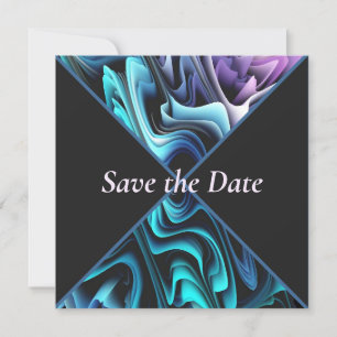 Save The Date Enchantement Coloré Enregistrer La Date